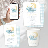 Invitation Twinkle petite étoile bébé garçon douche Invitatio