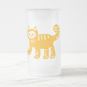 Collection Chat Verre givré Tasse 16 oz.