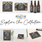 Salutations et bières Invitation d'anniversaire