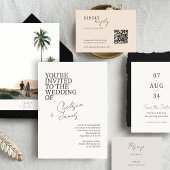Sticker Rond Taupe | Mariage de Merci de script simple chic