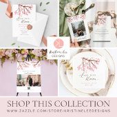 Assiettes En Carton L'amour est dans la Fête des mariées Bloom Cherry