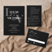 Mariée moderne en calligraphie noir et blanc (Personnalisez la collection de ce créateur indépendant. )