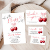 Sachets En Papier Baby shower Coquette Cherry