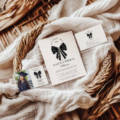 Photo Chic Coquette Graduation Celebration Aankondiging