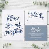 Chique Hand Lettered Bruiloft Accommodatie Kaart M (Personaliseer de collectie van deze zelfstandige maker.)