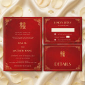 Numéro De Table Mariage chinois moderne