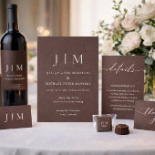 Cartons Réponse Details Chocolate Brown Simple