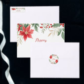 Cravate de Noël Red Poinsettia