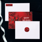 Gobelets En Papier Ruban Rouge Floral Vacances Coupes en papier de No