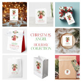 Papier Cadeau Noël Angel Merry Fancy Noël Typographie