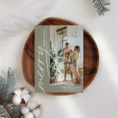 Carte de Noël Joyeuse et Mariée
