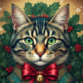 Magnet Flexible Chat de Noël 2024