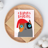 Étiquette À Bagage Cute Chat avec un dessin de Cravate Beau