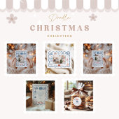 Décoration En Céramique Noël Doodline Art Holiday