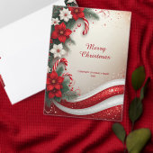 Serviette En Papier Noël Floral Sucres de canne Vacances Napkin (Personnalisez la collection de ce créateur indépendant.)