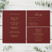 Carte de programme double côté Noël (Personnalisez la collection de ce créateur indépendant.)