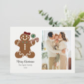 Étiquettes-cadeau Homme en pain d'épices de Noël avec Cravate en cro