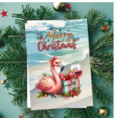Invitation SANTA CLAUS à Hawaii Beach pour Noël