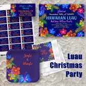 Nappe Fête de Noël Luau Hawaïen Violet