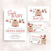 Kerstmis Santa Baby shower Luier Raffle Informatiekaartje