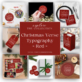 Cartes Pour Fêtes Annuelles Christian Noël Verse Typographie