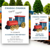 Sachets En Papier Train Chugga Two Two Deuxième Anniversaire