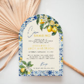 Serviette En Papier Ciao Bambino baby shower grec au citron