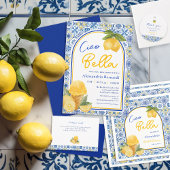 Serviette En Papier Ciao Bella Carrelage italien Citron Gelato Fête de