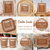 Cielito Lindo Mexicaanse Baby Shower Luierspel Reclamebord Met Voetstuk