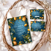 Citrus Blossom Blue Diapper Raffle Informatiekaartje