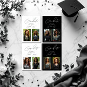 Invitation Classic Black and White Modern Graduation Party