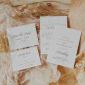 Signe De Table Bar de mariage à la calligraphie chic classique