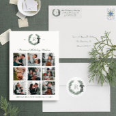 Serviettes en papier monogramme classique