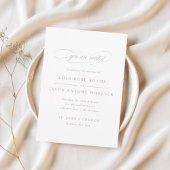 Éventail Cérémonie Mariage classique d'élégance de script