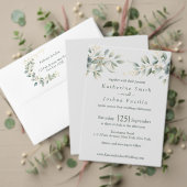 Save The Date Mariage classique Eucalyptus (Personnalisez la collection de ce créateur indépendant. Test)