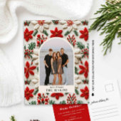 Sticker Rond Élégant script personnalisé Joyeux Noël