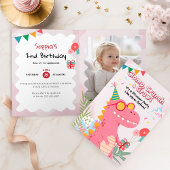 Invitation Clomp, Crunch & Growl ! Parti Dinosaur