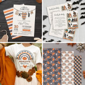 Invitation Halloween Neutre Un Petit Boo