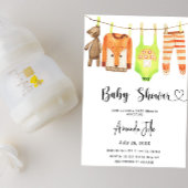 Clothesline - hoe groot is mama's buik informatiekaartje