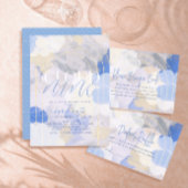 Carte D'accompagnement Cloud 9 Baby shower Gouache S'il vous plaît apport