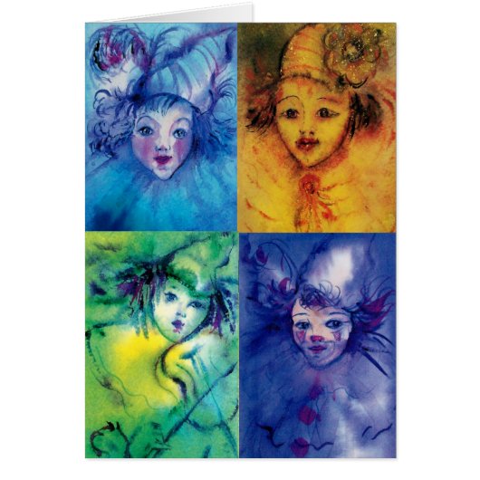 COLLECTION CLOWNS / Balle Masquearde vénitienne (Devant)