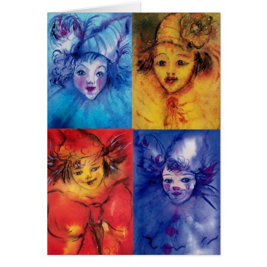 COLLECTION CLOWNS / Balle Masquearde vénitienne (Devant)