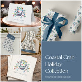 Chaussette Coastal Crab Christmas Lights