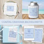 Serviette En Papier Littoral Grandma Beach Bach Week-end