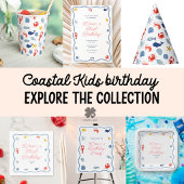 Serviette En Papier Anniversaire des garçons côtiers