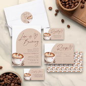 Sticker Rond Merci Beaucoup Mariage Café Moderne