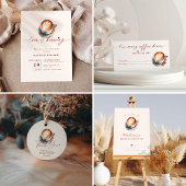 Poster Fête des mariées Café Faveurs Piédestal