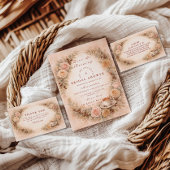 Serviette En Papier Thème de mariage avec le café