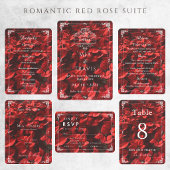 Programme Rose Rouge Romantique | Élégant Fleurs Personnalis
