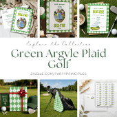 Tenture Drôle Six-tee Golf 60e Anniversaire